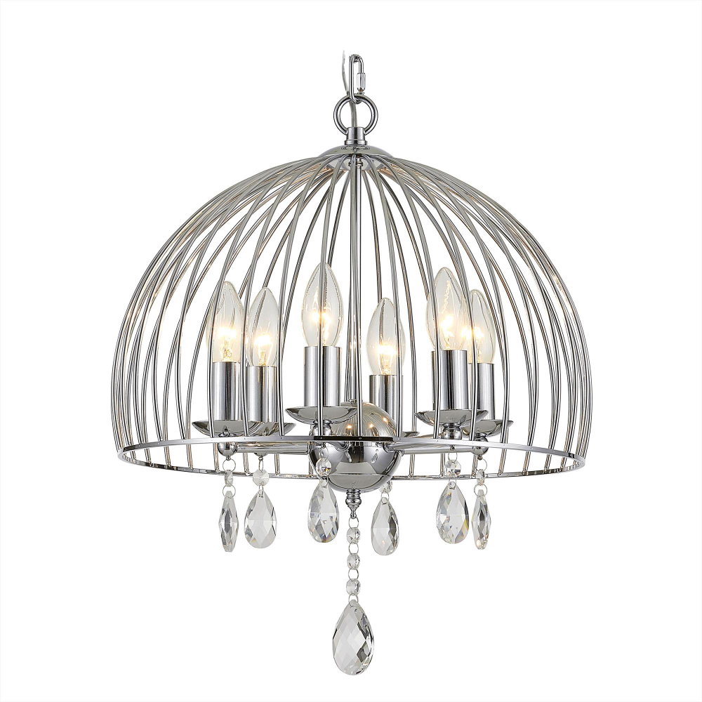 Citilux Джина CL462261 Люстра подвесная Хром