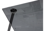 Стол стеклянный Woodville Smoke 120х80х75 clear gray, black