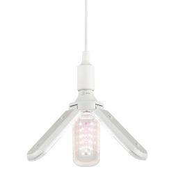 Фитолампа для растений светодиодная ЭРА GREEN LINE ФИТО-30W-PFR-E27-GR 3-х лепестковая полного спектра 30 Вт Е27 | Фитолампы Е27