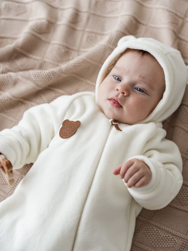 Комбинезон флисовый с закрытой ножкой 