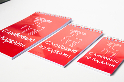 Блокнот на пружине в ассортименте