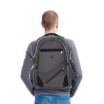 Рюкзак BRAUBERG "MainStream 1", 35 л, размер 45х32х19 см, ткань, серо-синий, 224445