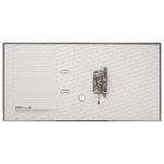 Папка-регистратор STAFF "EVERYDAY" с мраморным покрытием, 70 мм, с уголком, черный корешок