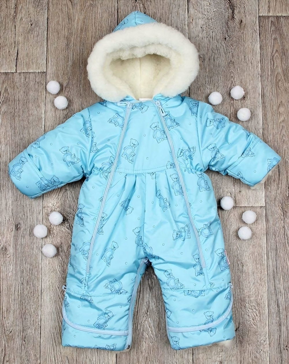 Комбинезон зимний , р-р 86, Утеплитель-синтепон