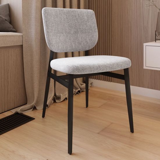 Стул Yoko, рогожка, серый