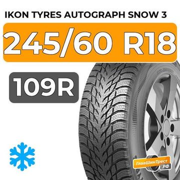 Ikon Tyres Autograph Snow 3 SUV 245/60 R18 109R XL