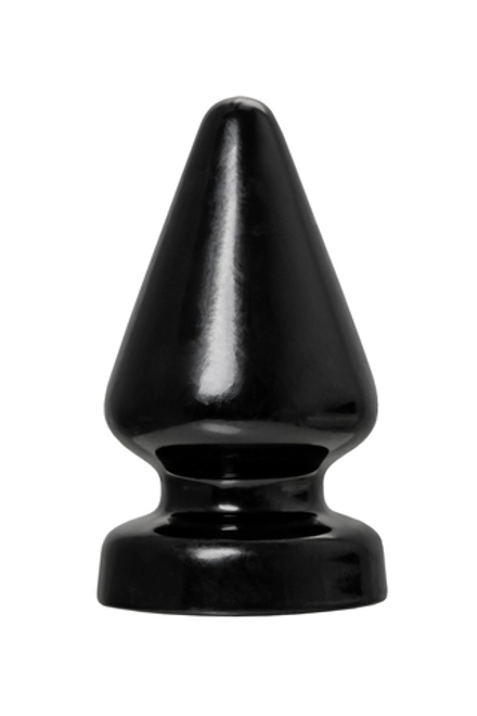 Большая анальная втулка POPO Draco α, черная, 18 см, Ø 9,5 см