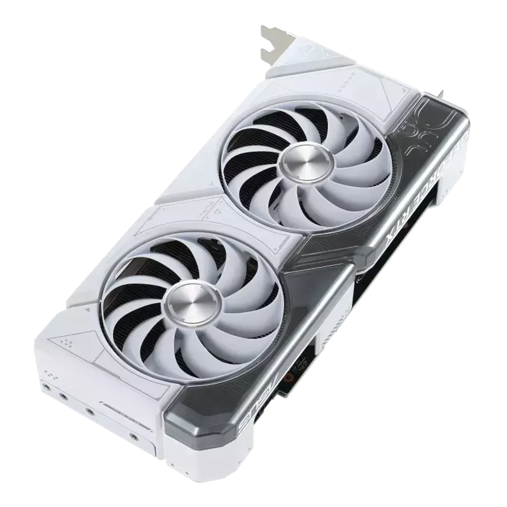 Видеокарта ASUS GeForce RTX4070 OC, 12GB (DUAL-RTX4070-O12G-WHITE)