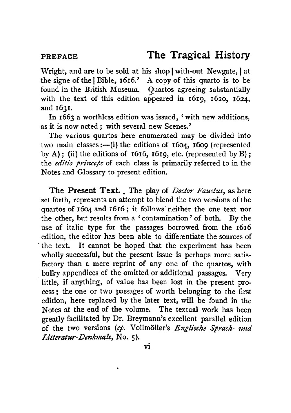 The Tragical History of Doctor Faustus. A Play Written by Christopher Marlowe | Christopher Marlowe