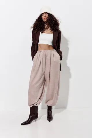 Алладины под замшу цвета какао