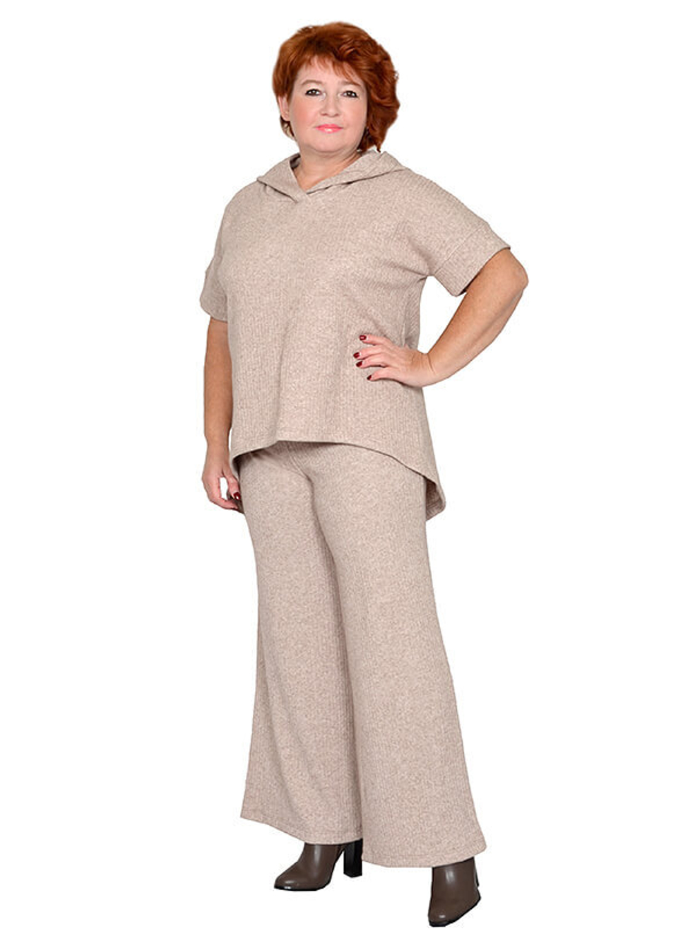 Накидка с капюшоном Морозное утро