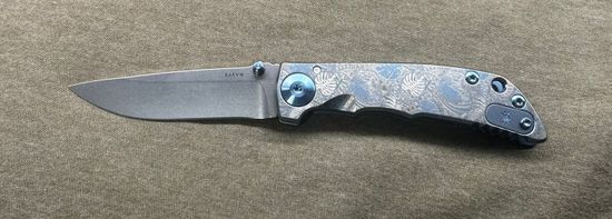 Складной нож Spartan Blades Harsey Folder Hawian - сталь S45VN, укоять титан