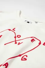 Футболка FOS Сердце плотная мужская белая