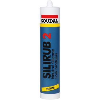 Герметик &quot;Soudal&quot; Silirub 2 силиконовый нейтральный 600мл