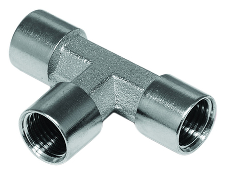 Фитинг тройник 1/4"-1/4"-1/4" 704.0263 (для компресора JP-40C)