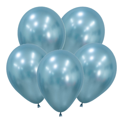 Шар 12" Арктический голубой, шелк / Silk Artic Blue 839