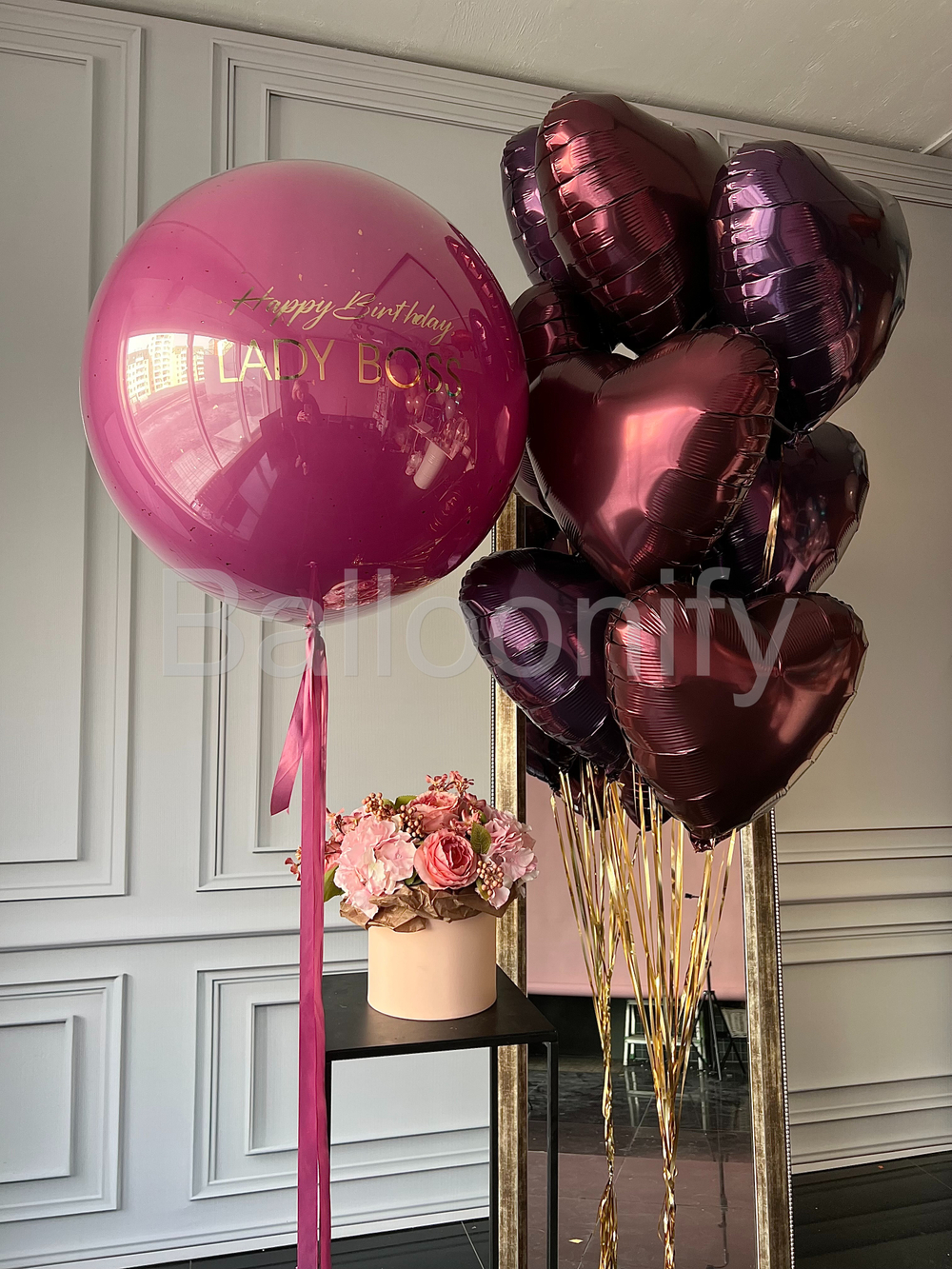 Набор шаров "Леди Босс" с фонтаном