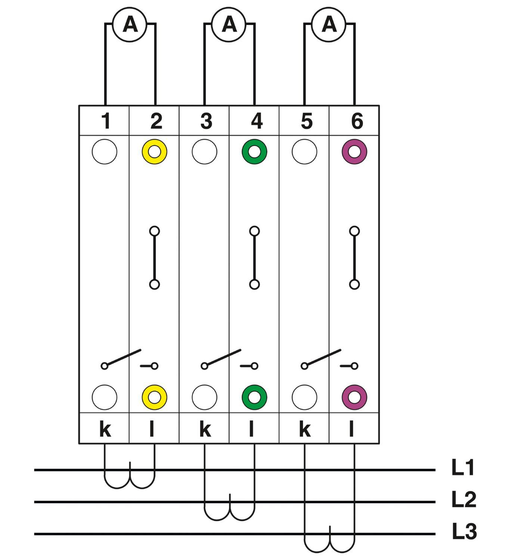 3212183 - PTMED 6 - Проходные клеммы