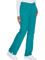 Брюки медицинские женские Cherokee WW210 на резинке, бирюзовый, 48