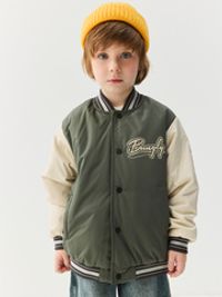 Бомбер с утеплителем "Папоротник"