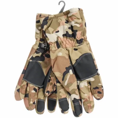 Перчатки туристические утепленные цвет мультикам L