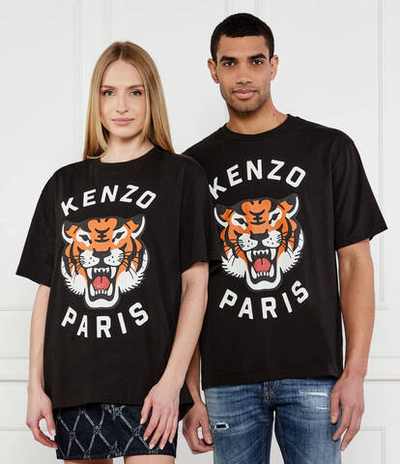Футболка LUCKY TIGER Kenzo - черный(FE68TS0094SG_1)