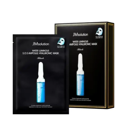 Ультратонкая маска с гиалуроновой кислотой JMsolution Water Luminous S.O.S. Ampoule Hyaluronic Mask Plus 35 мл.