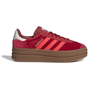 adidas originals GAZELLE BOLD Кроссовки для скейтбординга Низкие Красные Унисекс