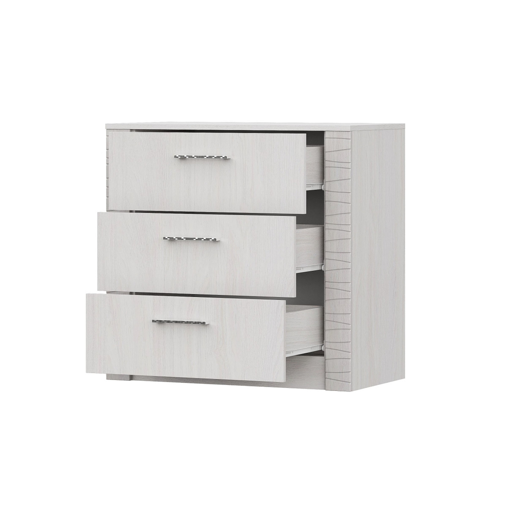 МС "Гамма 20" Комод (3 ящика) Серия №4 Ясень анкор светлый / Сандал светлый