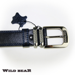 Ремень WILD BEAR RM-024f Dark-blue Premium