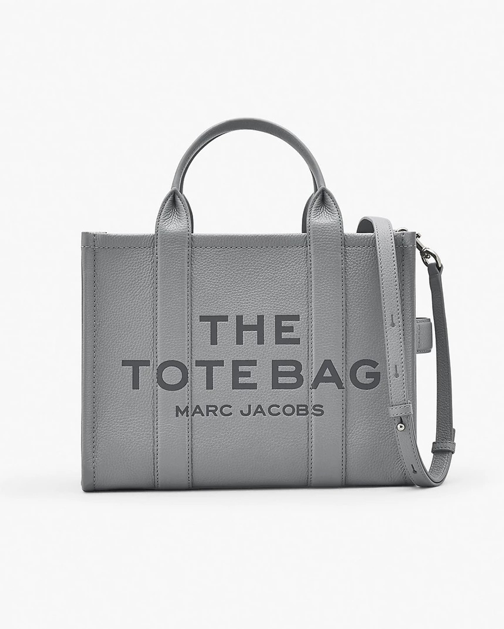 Сумка MARC JACOBS THE LEATHER MEDIUM TOTE BAG “Wolf Grey”