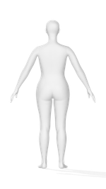 3D аватар манекена Моника