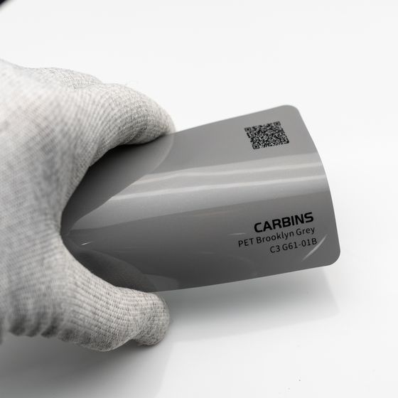 Веер образцов виниловой цветной пленки Carbins