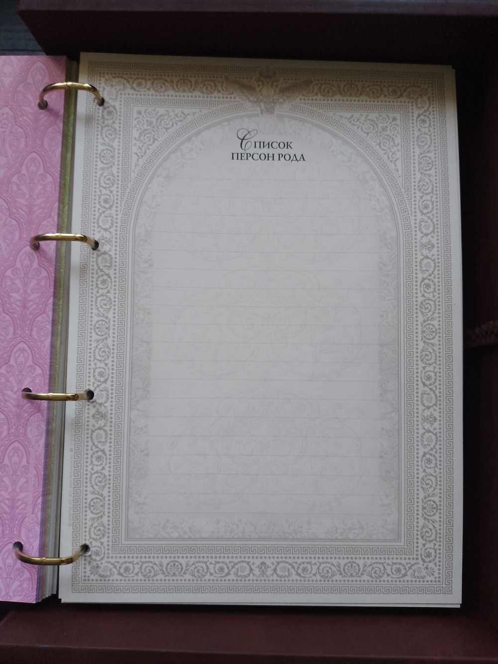 Большая семейная родословная книга "Столетие", натуральная кожа