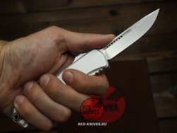 Нож Microtech HERA 2 S/E - светлая рукоять, клинок стоунвош МТ23