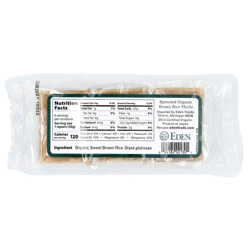 Eden Foods, моти из органического пророщенного коричневого риса, 300 г (10,5 унции)