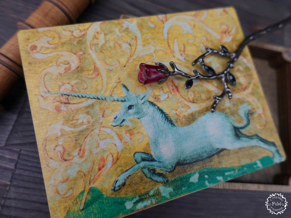 Шкатулка "Единорог. Книга сокровищ"