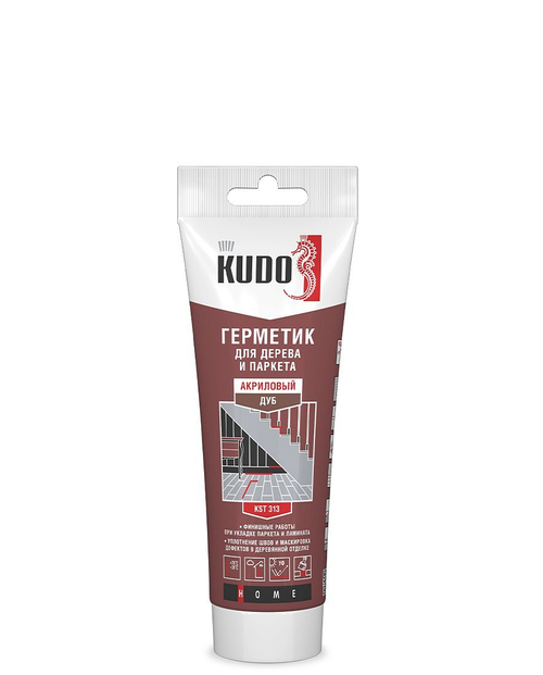 Герметик акриловый для дерева и паркета KUDO KST-313 дуб, в тюбике 180 мл