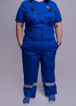 Полукомбинезон на флисе/синтепоне Скорая помощь