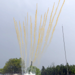 СУ0502512 Дневной веерный салют "PIROFF Fireworks" (1,2" х 25 залпов)