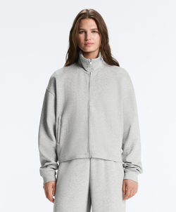 Oysho Куртка пике, серый меланж