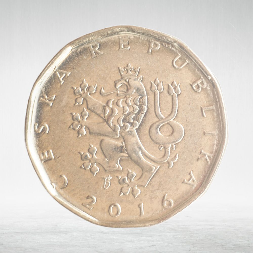 Czech Republic, 2 Koruny, 2016, XF