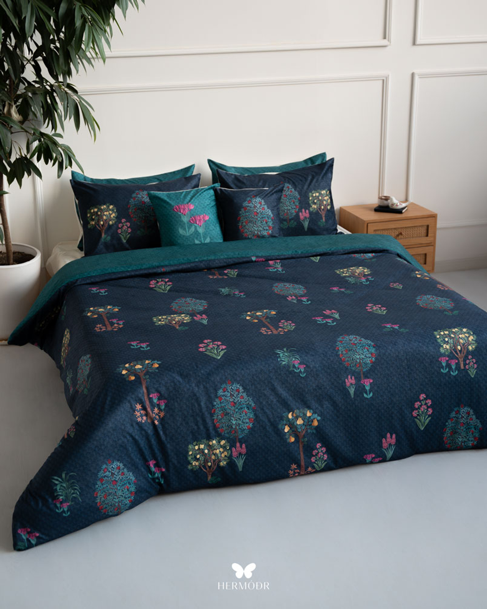 Комплект постельного белья двуспальный Chelcheragh Hermodr 8 предметов 130220285 Иран