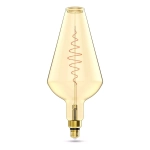 Лампа Gauss LED Filament Vase 8.5W Е27 660lm 2000К golden flexible 180802105