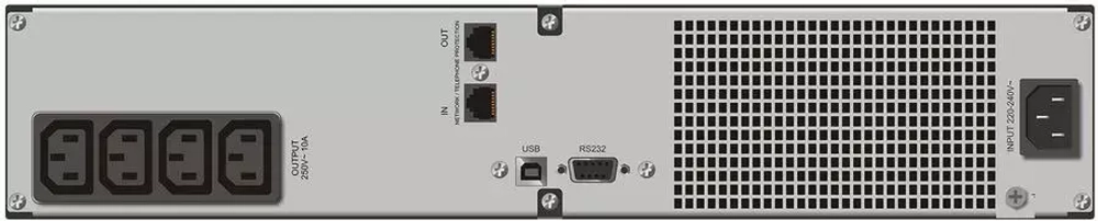 ИБП Ippon Smart Winner II 1000, 1000VA, 900Вт, синусоида, AVR 176-288В, установка: 3в1, USB/RS-232, RJ-45/RJ-11, 4xC13