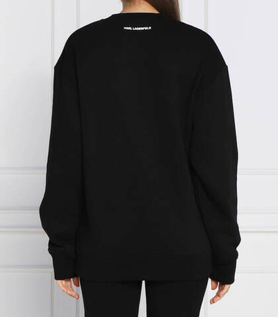 Худи aop ikonik embroidered Karl Lagerfeld - черный(226W1817)