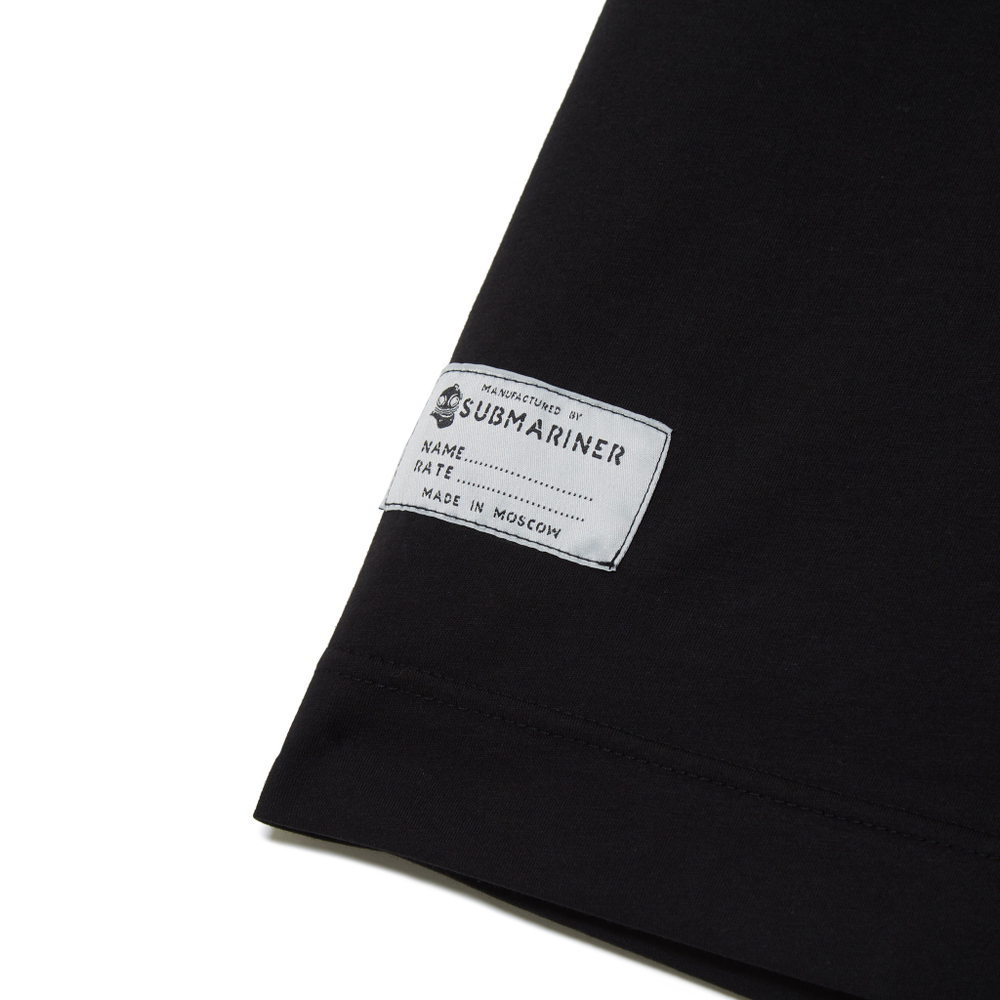 Black TSHRT Military Pocket OIL Reflective