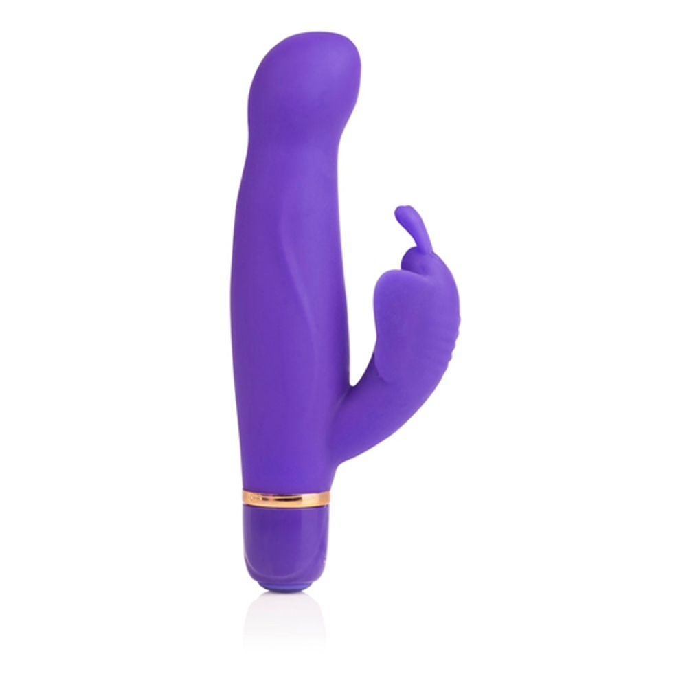 Фиолетовый вибратор с клиторальной бабочкой ENTINCE ELIZABETH