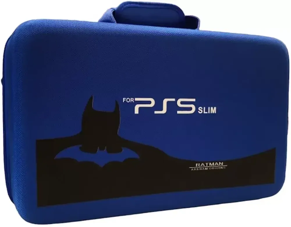 Сумка для хранения и перевозки игровой приставки Sony PlayStation 5 Slim и геймпадов Бэтмен (Batman) (PS5)