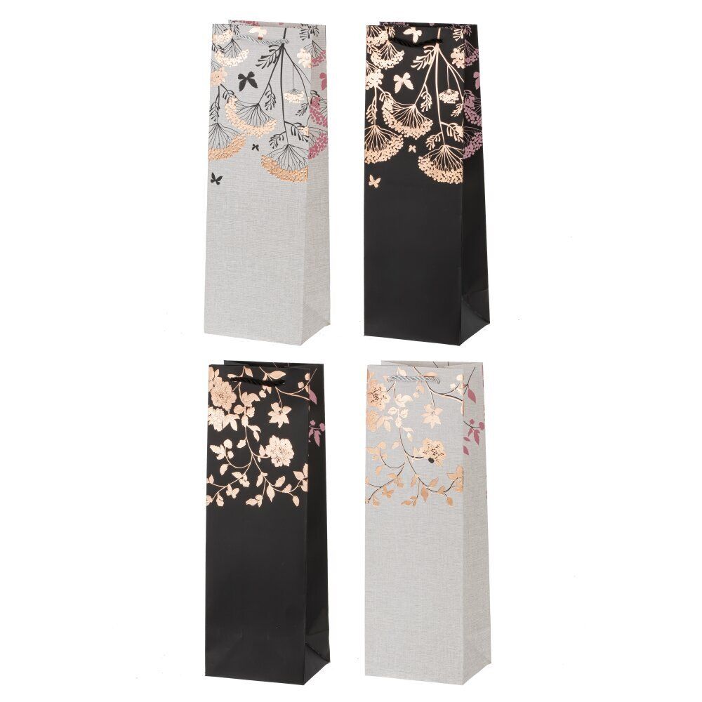 GAEM Пакет подарочный (бумага 210г/м2, блок микс 12шт), L12 W9 H35 см, 4в.